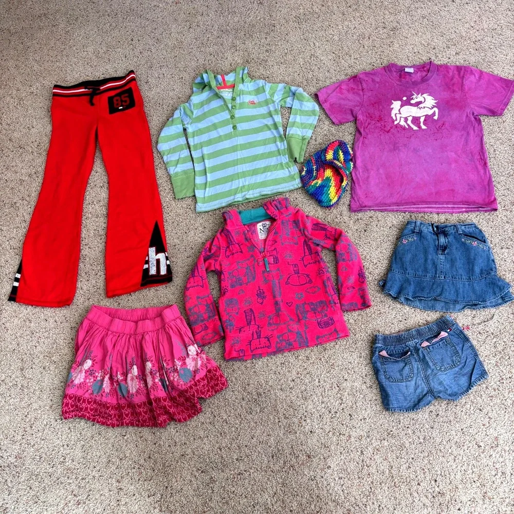 Girls Vintage Y2K Clothing Reseller Bundle 2000s Tommy Hilfiger‎ Osh Kosh H&M